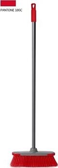 TORO Zmeták s násadou červený/sivý 28 × 5,5 cm