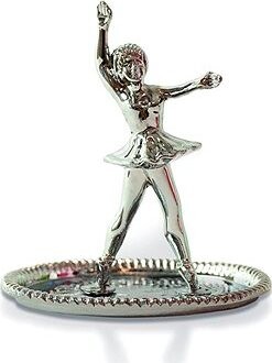 Invotis Miska na prstienky Ballerina, kov, výška 9 cm