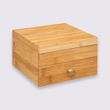 5FIVE Malá šperkovnica so zrkadlom Bambus