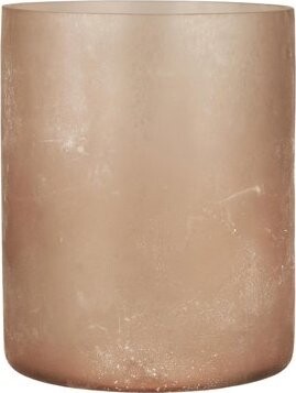 TEXTILOMANIE Ružový sklenený svietnik Unique