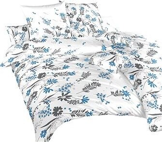 Dadka Agáta denim na bielom 140 × 200, 70 × 90 cm