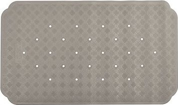 Spirella protiskluzová podložka do vany Ruby, šedo-hnědá, 70 × 40 cm