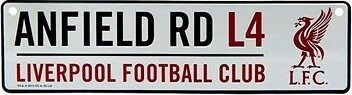 Liverpool FC: Anfield RD – ceduľa na stenu