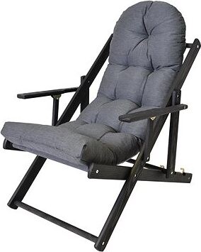 ROJAPLAST Záhradné kreslo BORNEO, antracit