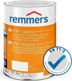 Remmers - UV+ Lazúra 0,75 l Farblos / bezfarebná UV+