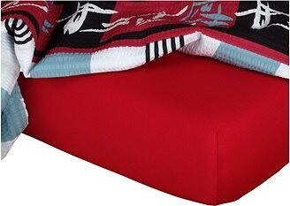 Dadka Džersej prestieradlo vínová 90 × 200 × 18 cm