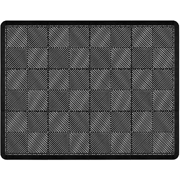 Escape6 WPC podlaha SORG, 1,72 × 1,32 m, čierna