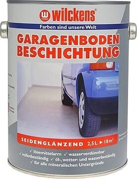 Wilckens Farba na garážové betónové podlahy, Garagen Boden Beschichtung 2,5 l, sivá WI.11676600080