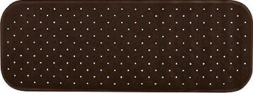 MSV protiskluzová podložka do vany Class, hnědá, 36 × 97 cm