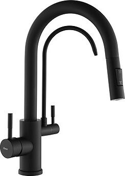 REA ECO FRESH kuchynská batéria, čierna matná (REA-B7564)