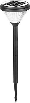 Luxera Prezent Akra LED 10 W, Solárne prisadené/zapichovacie záhradné svietidlo