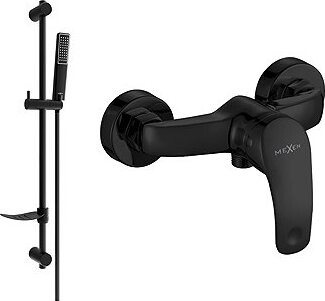 MEXEN Fabia DF72 sprchová batéria s príslušenstvom, čierna (74654DF72-70)