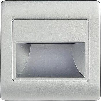 LED Schodiskové svietidlo STEP LIGHT LED/1,5 W/230 V Strieborné