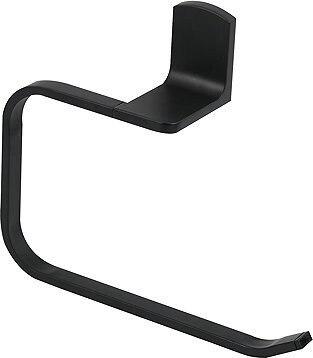 Spirella nástenný držiak na uteráky TAKU, matný čierny, oceľ, 22 cm