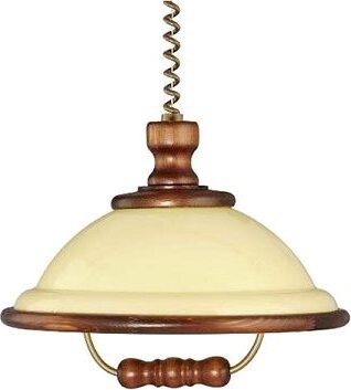 Luxera Závesné sťahovacie svietidlo Acryl wood alnut/beige