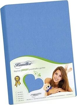 BELLATEX J3 Prestieradlo Jersey 90 × 200 cm, modré