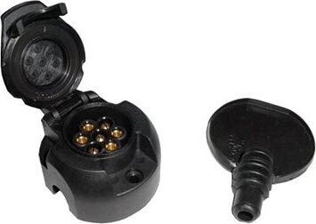 ACI zásuvka 7 pin 12 V plast + tesnenie, bočný vývod ľavý