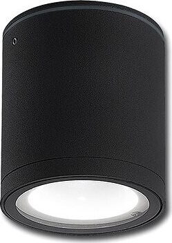 McLED LED svietidlo Noel R, 7 W, 3000 K, IP65, čierna farba