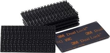 SEFIS 3M Dual Lock samolepiaci obojstranný suchý zips 25,4 × 50,8 mm 5 ks čierna