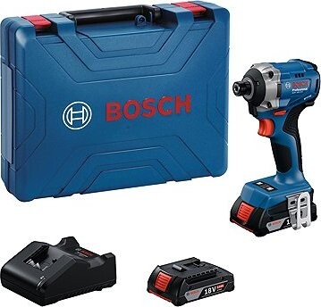 BOSCH Professional Rázový uťahovák AKU s kufrom GDR 18V-215, 0.601.9N2.022 (2× 2 Ah)
