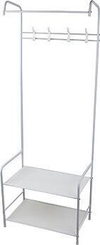 Verk 27524 Univerzální stojan na oblečení a obuv 165 × 60 cm, bílý