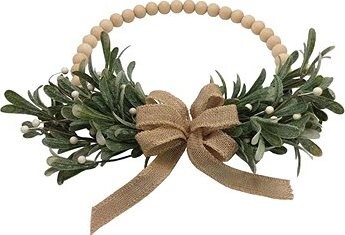 GOBA Vianočný veniec – závesný, imelo, 35 cm