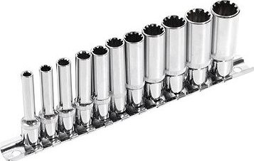 Extol Premium (8818110) predĺžená, MULTI-LOCK, sada 11 ks, CrV