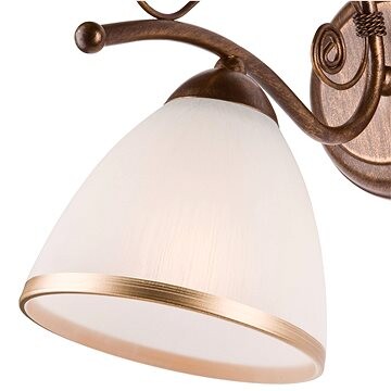 Brilagi LED Nástenné svietidlo ANTICO 1× E27 60 W bronz patina