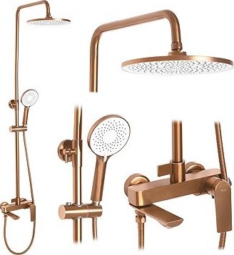 REA AVALON sprchový set, Brush Copper (REA-P2418)