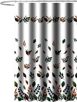 DuraHome Záves kúpeľňový 180 × 180 cm PES, vzorovaný_CY-213657