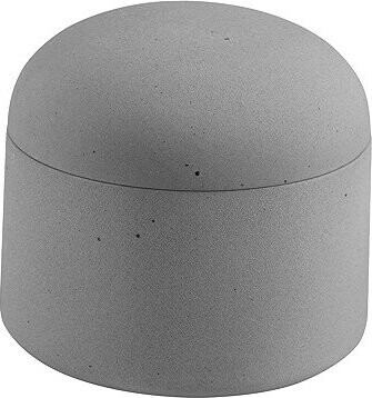 Spirella Dóza na odličovacie tampóny GEMMA, keramika, 0,29 l, sivá