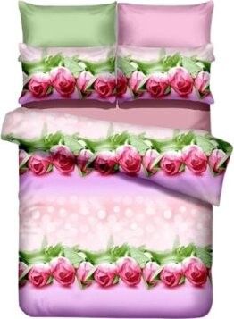 TEXTILOMANIE Francúzske obliečky z mikrovlákna EMERALD FRANCESCO 2 ks 80 × 80 cm/200 × 220 cm