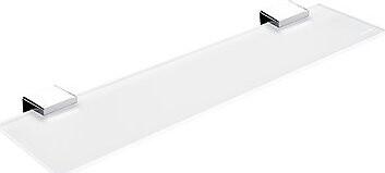 Nimco Polica do kúpeľne a sprchy 50 cm – sklo kov Kibo Ki-14091B-50-26