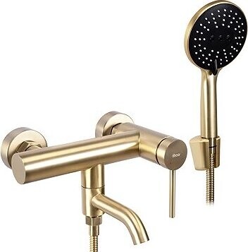 REA CLIF kúpeľňová batéria matná, brúsené zlato (REA-B4242)