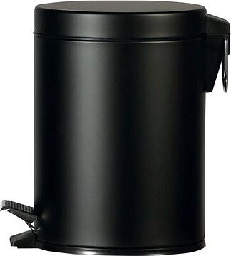 Gastro Kovový pedálový odpadkový kôš 5 l, čierny