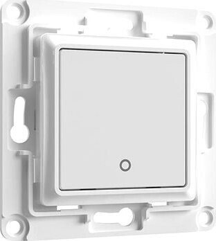 Shelly WS1, 1-tlačidlový spínač, bez rámiku, biely