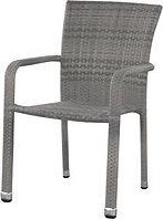 DIMENZA Stolička záhradná BARCELONA, tmavo sivá