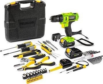 FIELDMANN Vŕtačka AKU 12 V s príslušenstvom FDV 10205-51AR (2× 1,3 Ah)