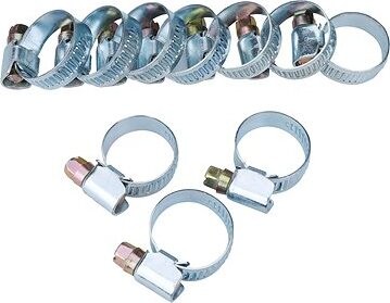 EXTOL CRAFT spony hadicové NEREZ, 12 – 22 mm, 10 ks, 70502