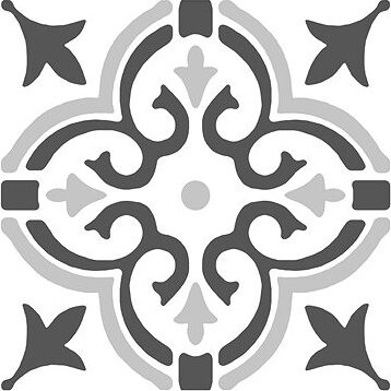 Dc-fix Samolepiace podlahové štvorce motív šablóny sivý