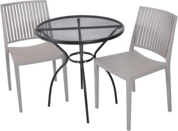 ROJAPLAST Set záhradného nábytku ZWMT-06 záhradný stôl 1 + 2 záhradné stoličky BARS