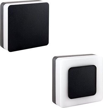 McLED LED svietidlo Draco S, 9 W, 4000 K, IP65, čierna farba