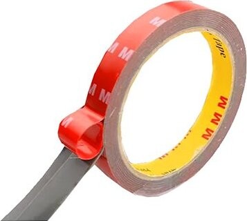 Escape6 Obojstranne lepiaca páska 19 mm × 5 m × 1 mm, sivá