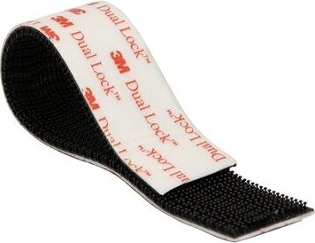 SEFIS 3M Dual Lock samolepiaci obojstranný suchý zips 20 cm čierny