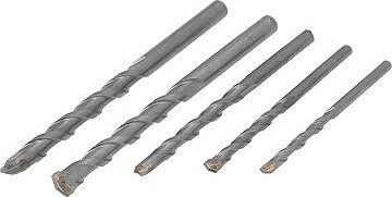 STHOR Vrtáky do betónu HSS v sade TO-23331