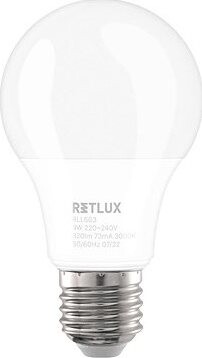 RETLUX RLL 603 A60 E27 bulb 9 W WW D