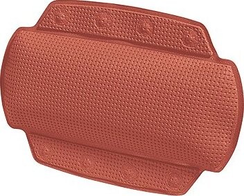 Spirella vankúš do vane ALASKA, terakota, PVC, 32 × 23 cm