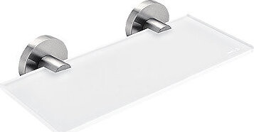 Nimco Polica do kúpeľne a sprchy 20 cm – sklo kov Unix UNM-13091B-20-10