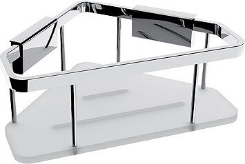 Nimco Polica do kúpeľne a sprchy rohová – bez vŕtania Kibo Ki-14003-B-26