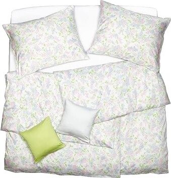 SCANquilt obliečky SATÉN PLUS orgován bielo-pastelové